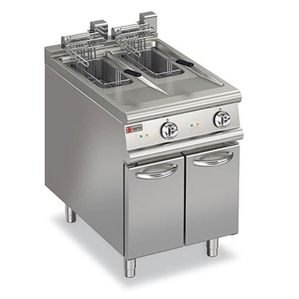 Baron deep fryer split pot electric 7fri e610