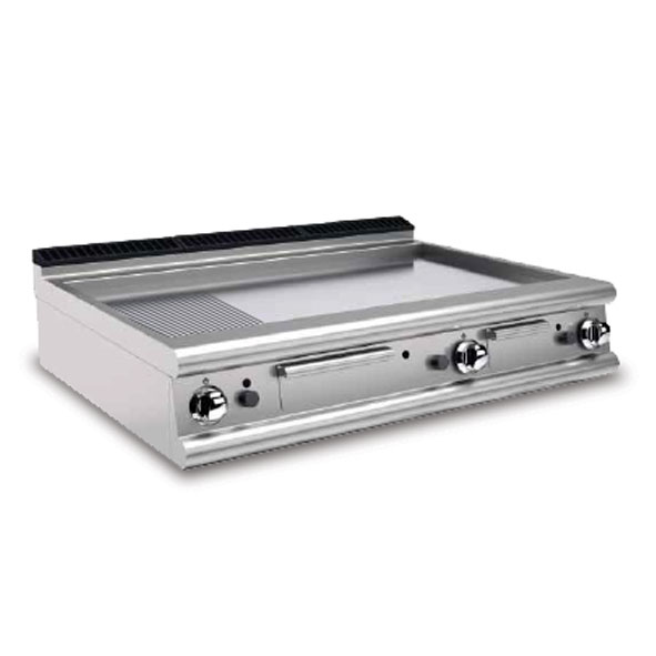 Baron griddle smooth ribbed chromed gas 70ftt g1225