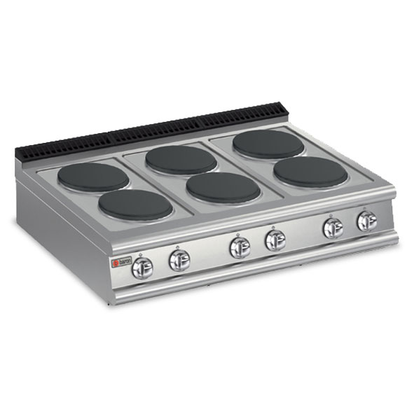 Baron cook top electric six burner 7pc e120