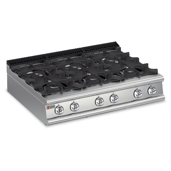 Baron cook top gas six burner 7pc g1205