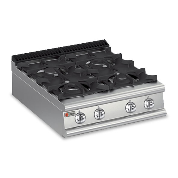 Baron cook top gas four burner 7pc g8005