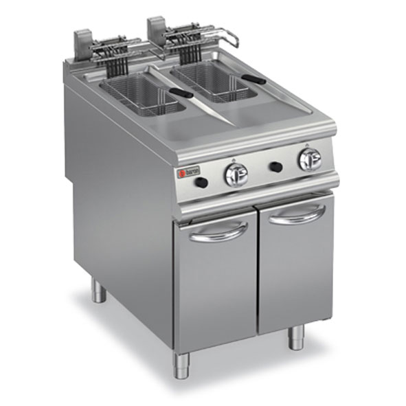 Baron deep fryer split pot electric 90fri e610