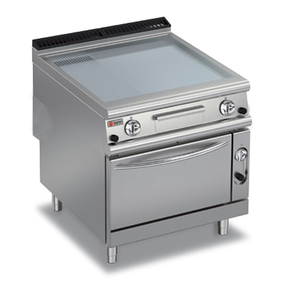 Baron griddle smooth ribbed mild steel oven gas 90fttf g820