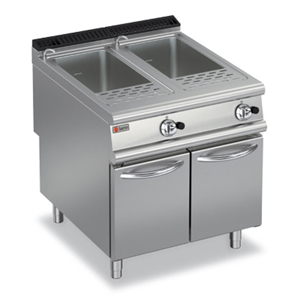 Baron pasta cooker double well gas 9cp g800