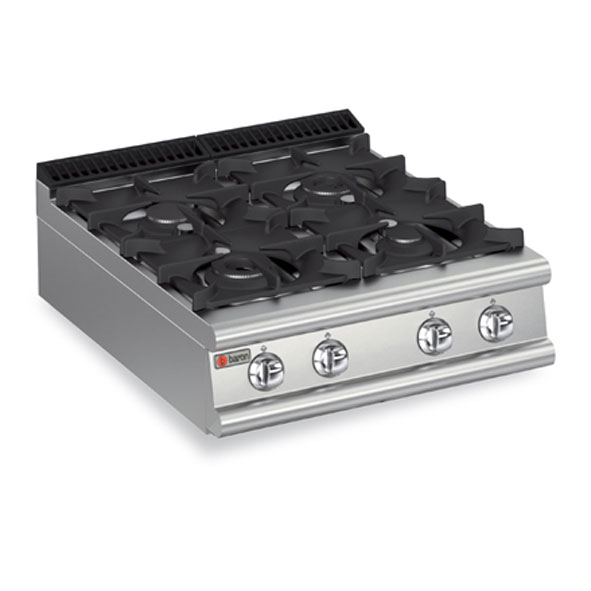 Baron cook top gas four burner 9pc g8005
