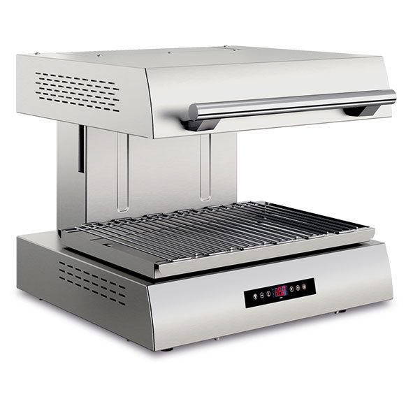 Baron Adjustable height ultra rapid electric salamander. 540 x 365 mm cooking surface