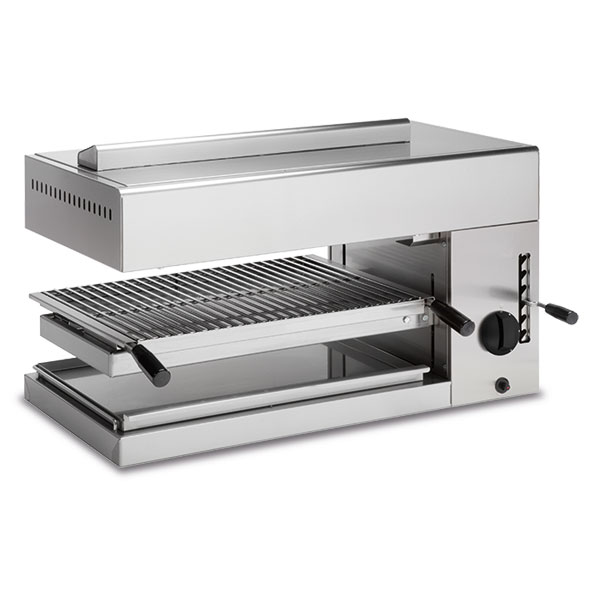 Baron baron salamander grill adjustable height gas 575x400 cooking surface sg0