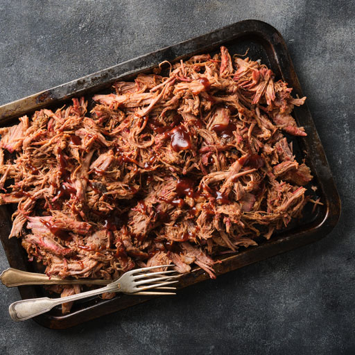 slow cooked pulled pork