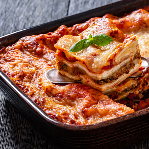 oven baked lasagna