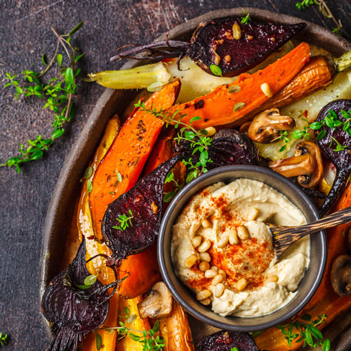 oven baked vegetables