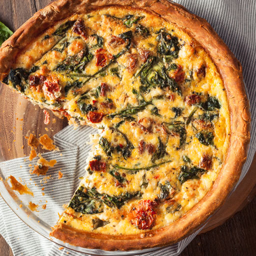 oven baked quiche