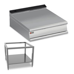 Baron 7NEC/800 Neutral Bench On Stand 800mm wide neutral bench with two drawers on open stainless steel stand.