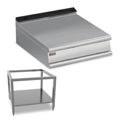 Baron 7NEC/810 Neutral Bench On Stand 800mm wide neutral bench with two drawers on open stainless steel stand.