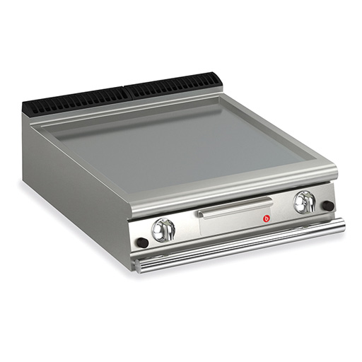 Baron Q90FT/G800 Gas Griddle Plate 2 burner mild steel gas griddle plate.