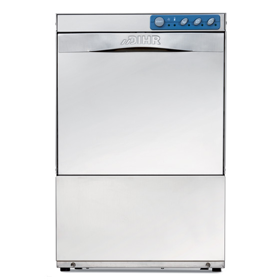 Dihr 1 washing cycles. 
305mm glass/dish height. 
400x400 rack size.