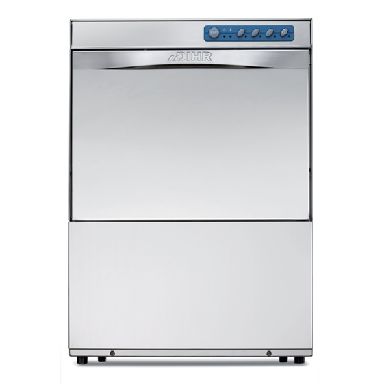 Dihr 1 washing cycles. 
320mm glass/dish height. 
500x500 rack size.