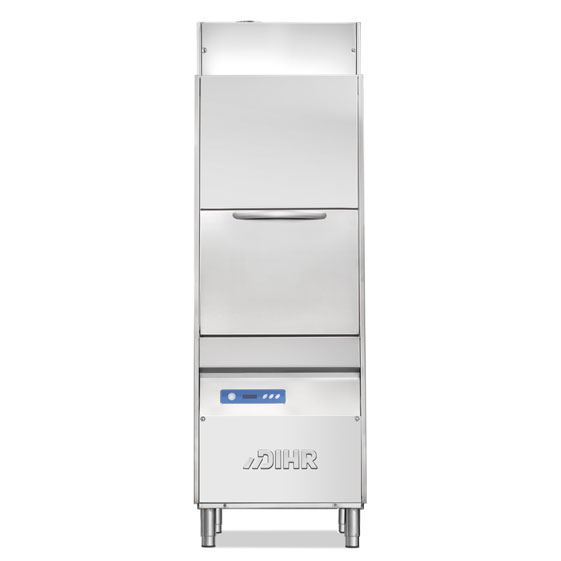 Dihr 5 washing cycles. 
805mm max tray height. 
550x665 rack size. 
Heat recovery system.