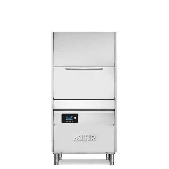 Dihr 4 washing cycles. 
645mm max tray height. 
700x700 rack size.