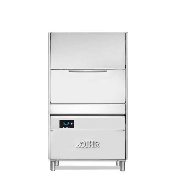 Dihr 4 washing cycles. 
645mm max tray height. 
850x725 rack size.