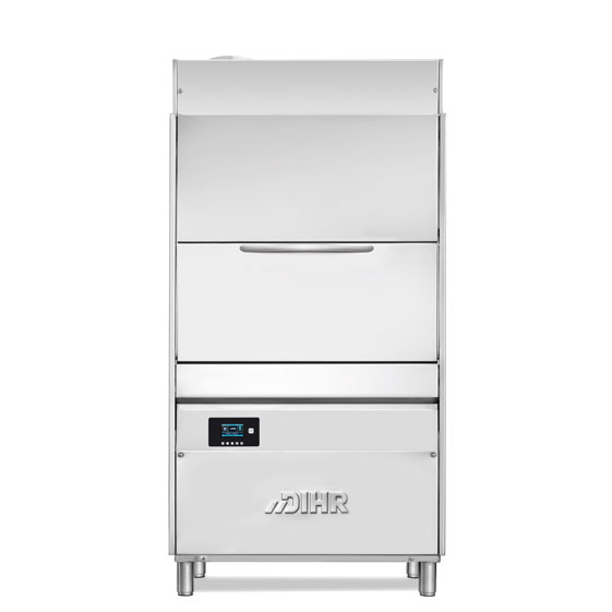 Dihr 4 washing cycles. 
645mm max tray height. 
850x725 rack size. 
Heat recovery system.