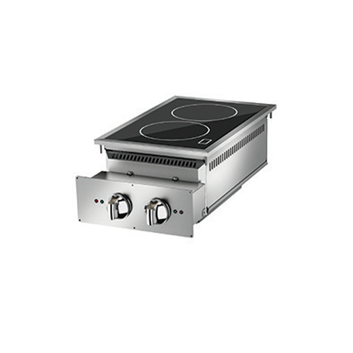 Baron 2 heat zone drop in electric induction cook top.