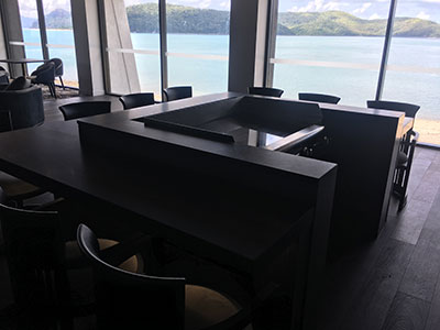 Baron Daydream Island Resort private Teppanyaki Suite ocean view