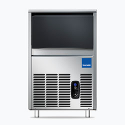 Icematic CS Series: CS25-A, 22kg production of bright gourmet ice, 7kg internal storage, self contained ice machine cuber