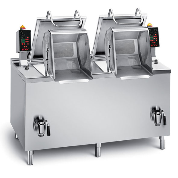 Firex Direct gas heating double pan automatic pasta cookers