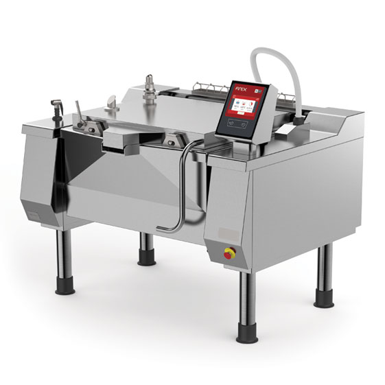 Firex Direct gas heating pressurised square tilting braising pans without basket lift