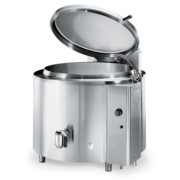 Moduline firex easypan fixed cylindrical boiling pans indirect electric heating pmr ie