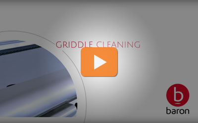 cleaning your Baron chrome griddle intructions. Quick and easy