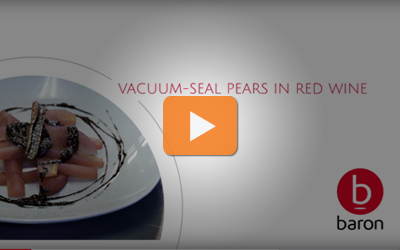 Vacuum Seal Pears In Red Wine