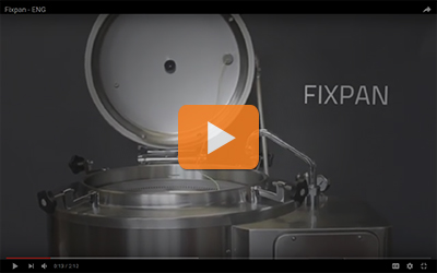 fixpan series industrial pasteurisation pans