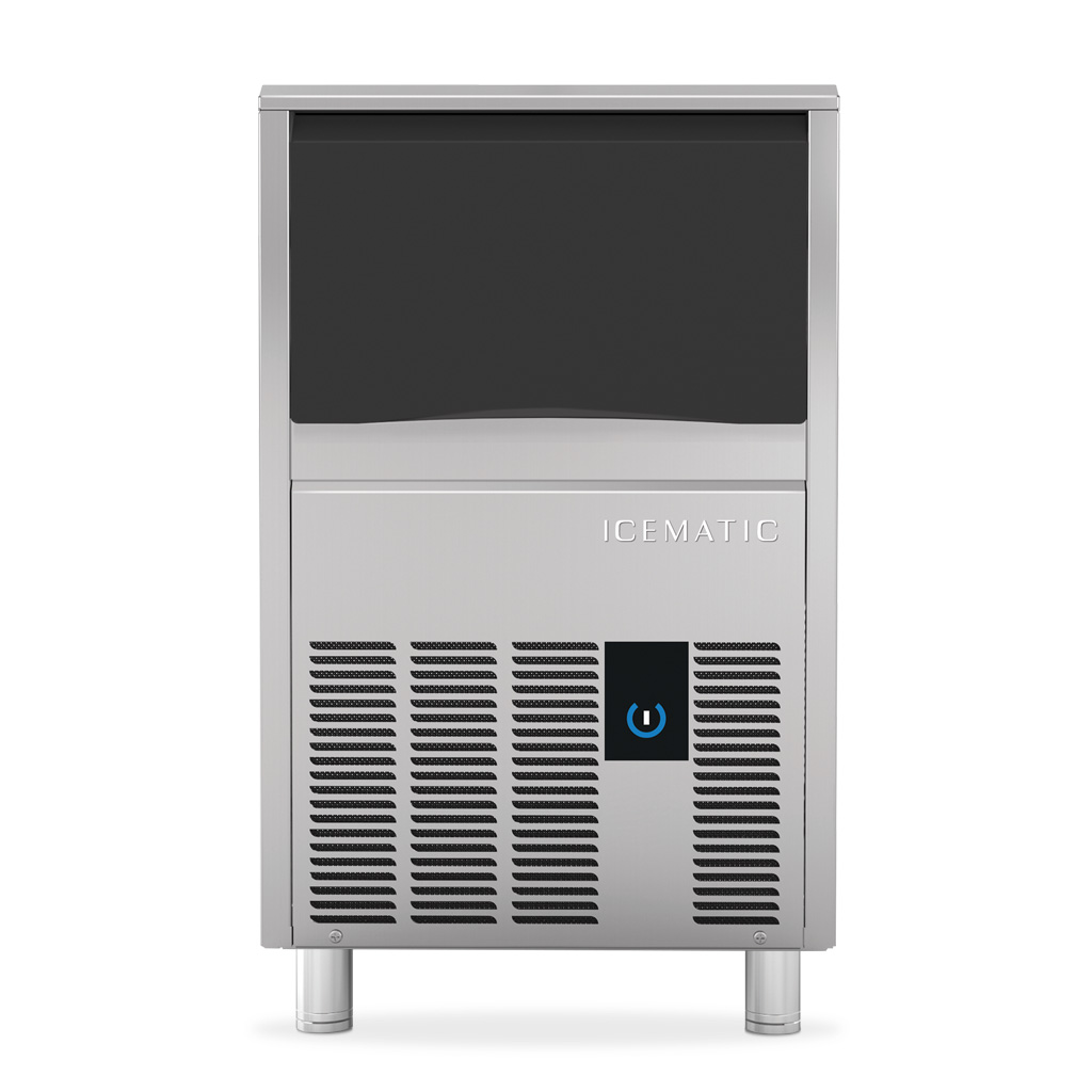 Icematic Self contained ice machine. 28kg production. 7kg storage bin.