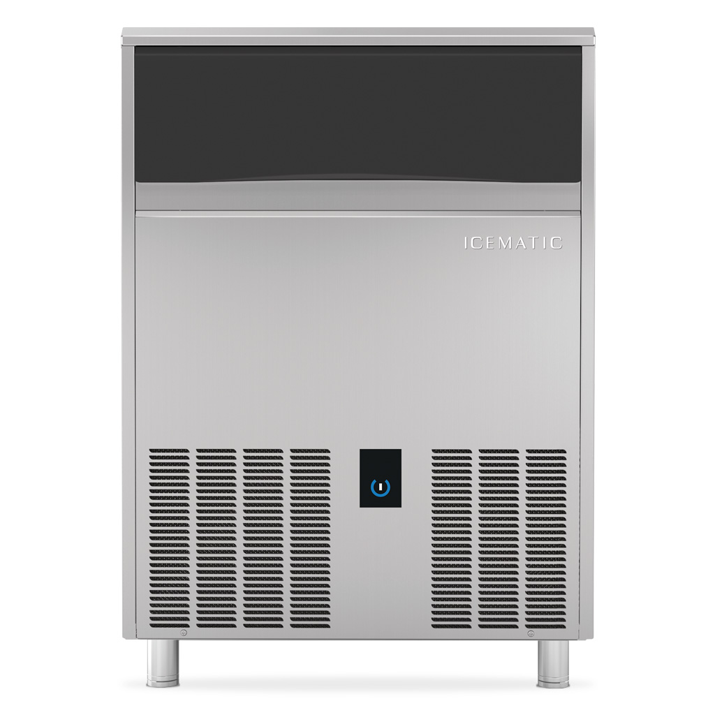 Icematic Self contained ice machine. 90kg production. 42kg storage bin.