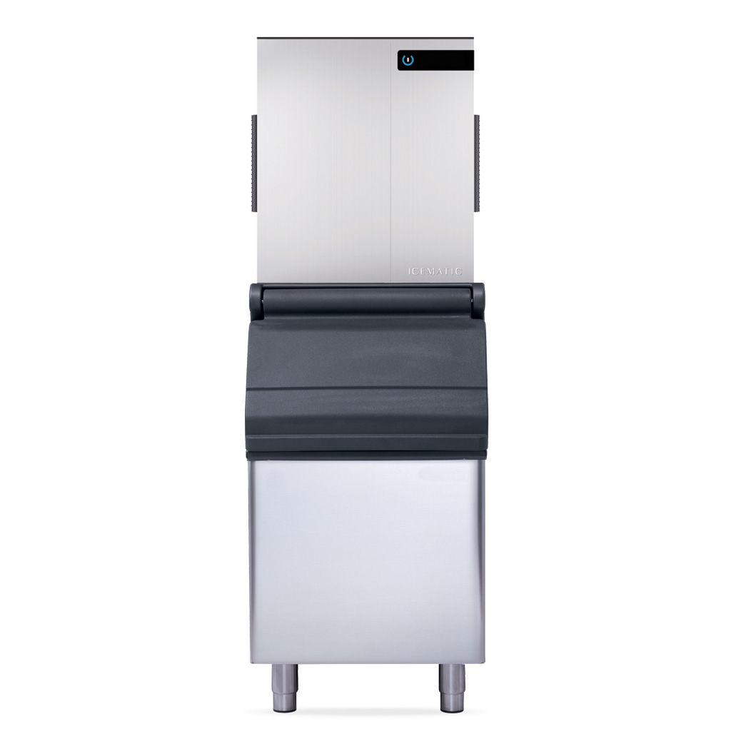 Icematic icematic ice machine 195kg slim line eco friendly high production modular full dice m195eco