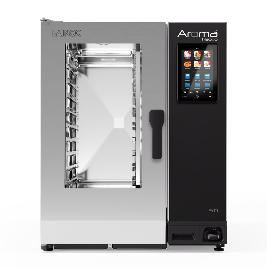 Lainox 8 x 600 x 400 capacity electric direct steam baking oven with touch screen controls