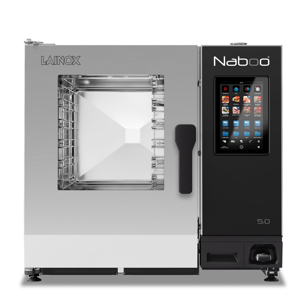 Lainox 6 x 1/1GN capacity electric direct steam combi oven with touch screen controls