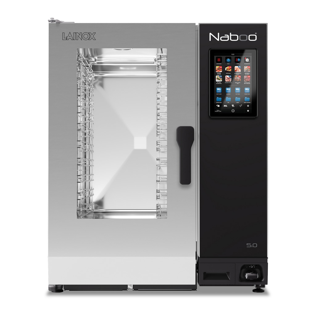 Lainox 10 x 1/1GN capacity electric direct steam combi oven with touch screen controls