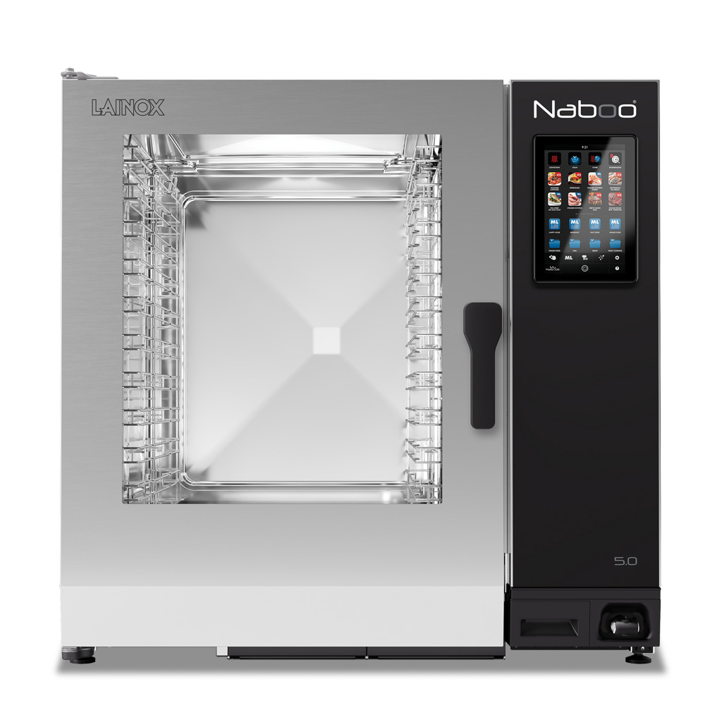 Lainox 10 x 2/1GN capacity electric direct steam combi oven with touch screen controls
