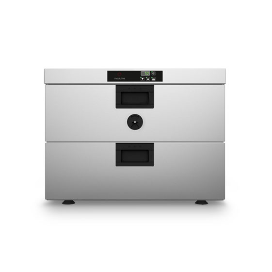 Moduline 2 x 1/1GN capacity static holding cabinet with two drawers