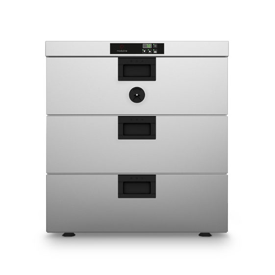 Moduline 3 x 1/1GN capacity static holding cabinet with three drawers