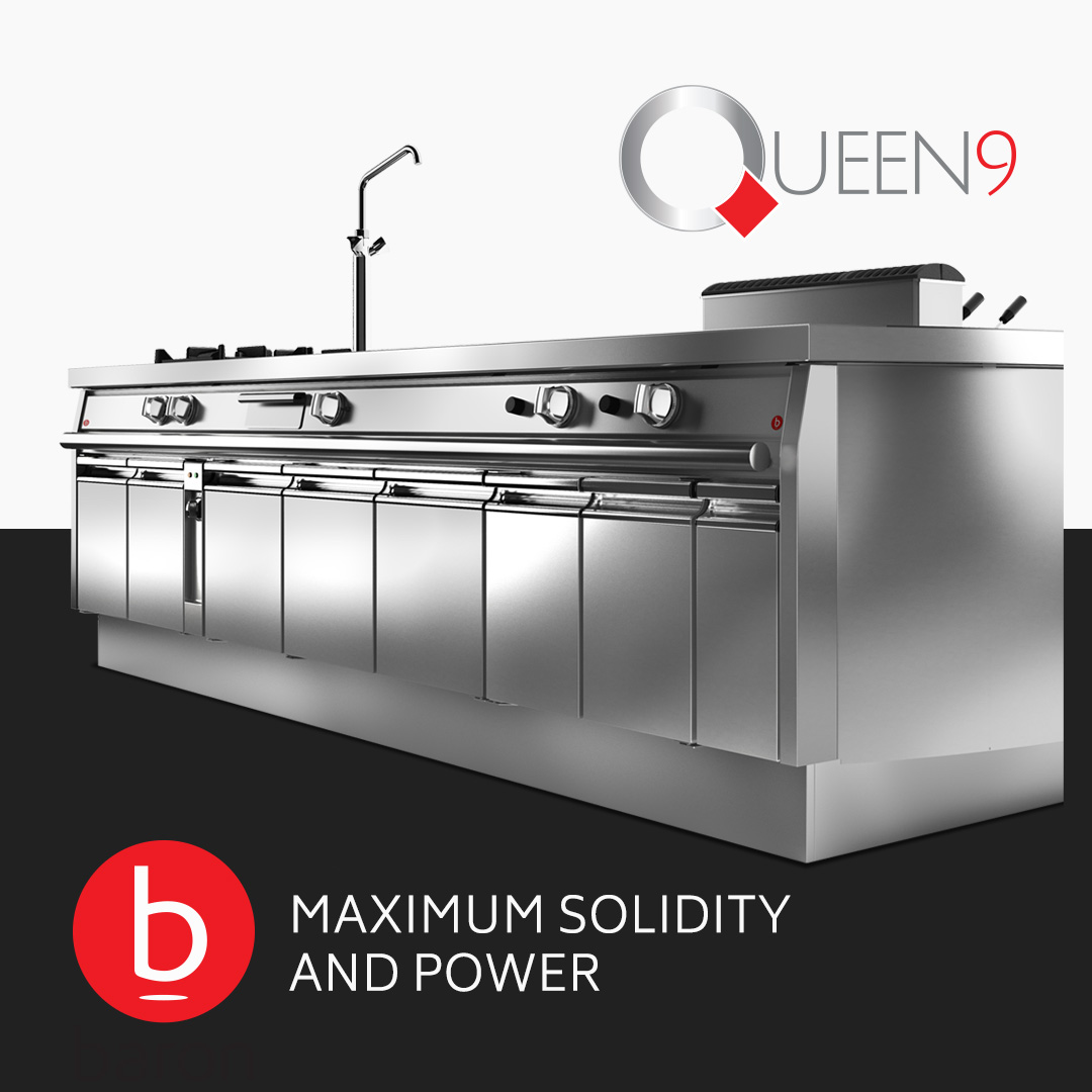Baron QUEEN9 Series: Unleashing Maximum Power and Flexibility for High-Volume Kitchens