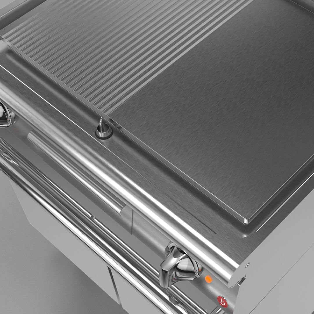 Baron Griddles Ribbed or Smooth Surface