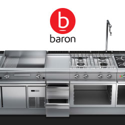 Baron Commercial Cooking And Kitchen Equipment, Fully Customisable Options For Every Need, Made In Italy