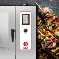 Baron commercial combi ovens, skewers for grilling and tandoori, get more out of your combi oven