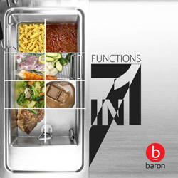 Compact and multifunctional, the TALENT by Baron is a true cooking centre that will change the way you cook