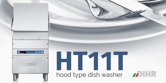 Dihr Commercial Dish Washers, Hood Type Pass Through Corner Installation, Made In Italy