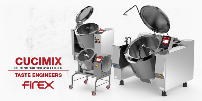 Firex Cucimix Automatic Cookers Mixing Tilting Kettles New Videos