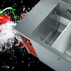 Firex Commercial Automatic Vegetable Washers, Dreener, Made In Italy